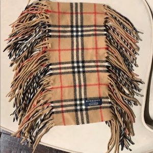 Burberry Fringe Scarf - Like New!